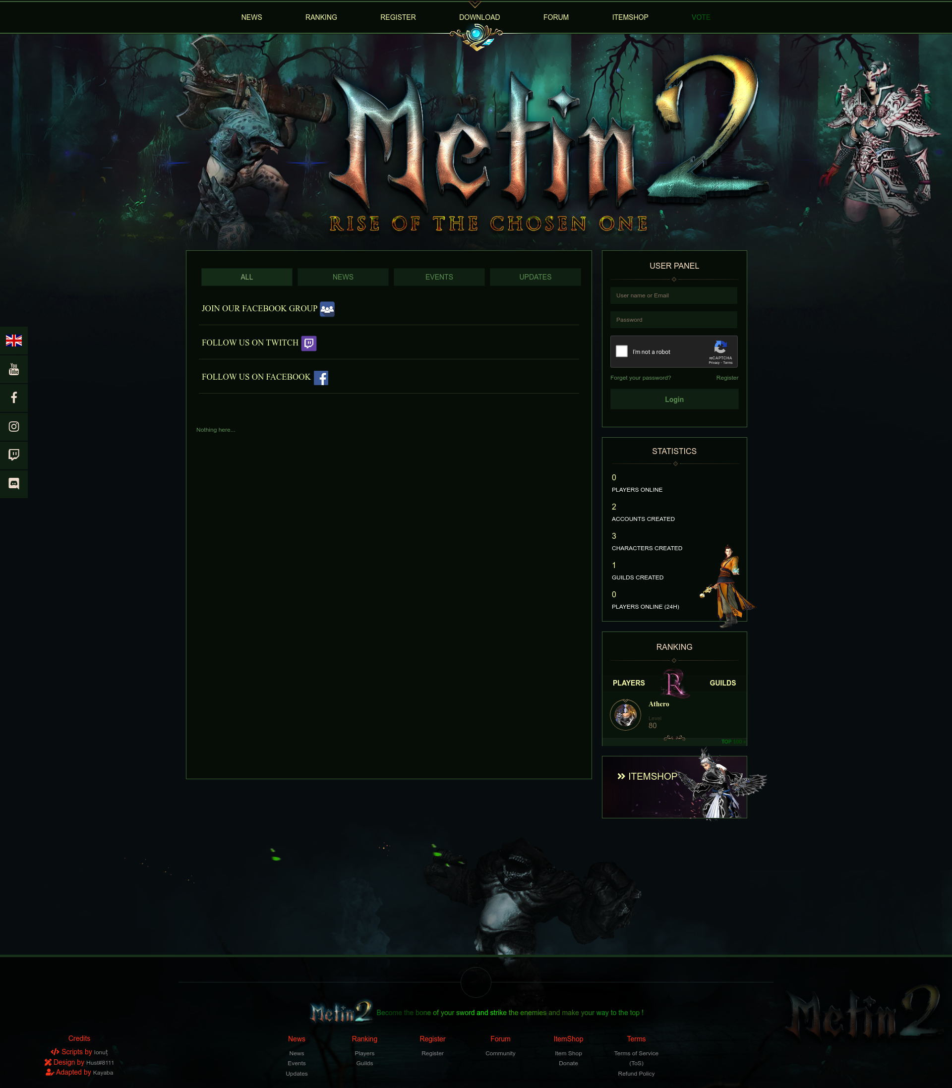 Homepage Model 1